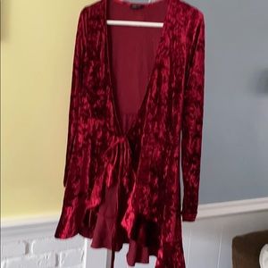 Crushed velvet Cotton Candy top